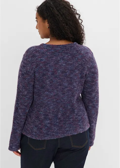 Cardigan con filato ad effetto, bonprix