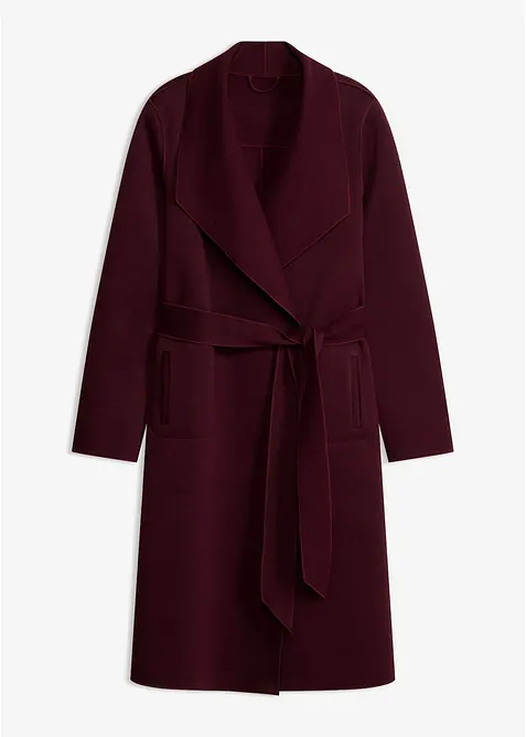 Cappotto con cintura da annodare, bonprix
