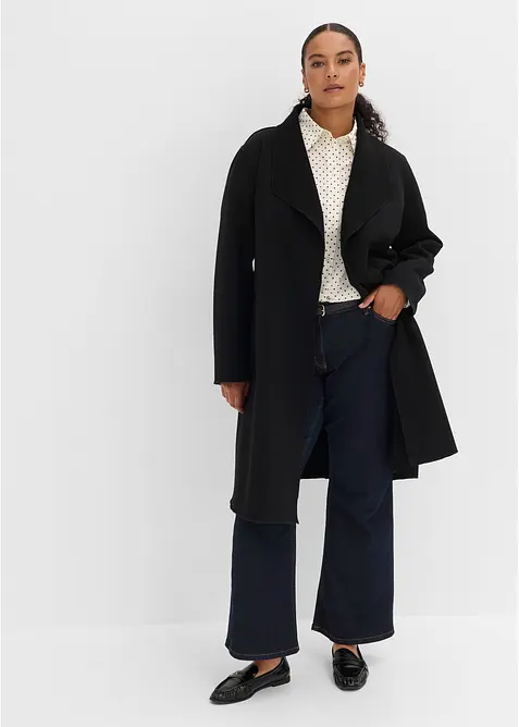 Cappotto con cintura da annodare, bonprix