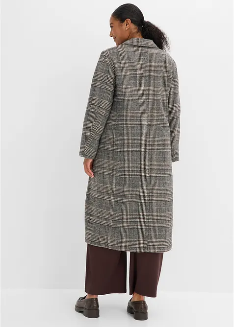 Cappotto con motivo a quadri, bonprix