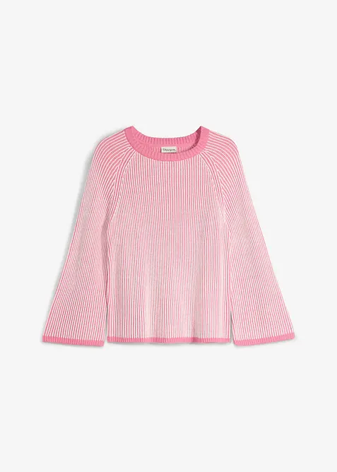 Maglione a coste in  filato grosso, bonprix