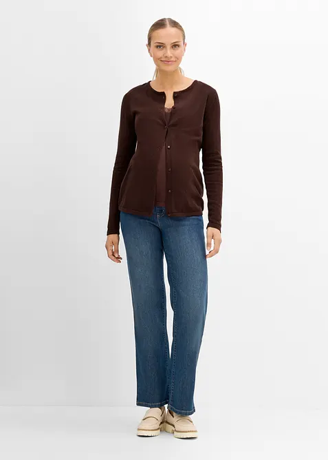 Cardigan pr&eacute;maman 2 in 1 con funzione allattamento, bonprix