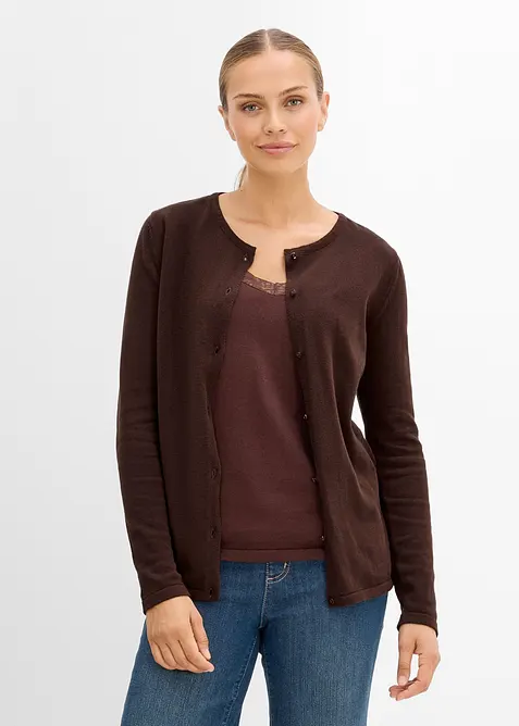 Cardigan pr&eacute;maman 2 in 1 con funzione allattamento, bonprix