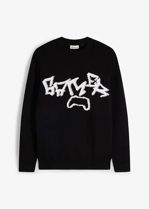 Maglione in  filato grosso di puro cotone, bonprix