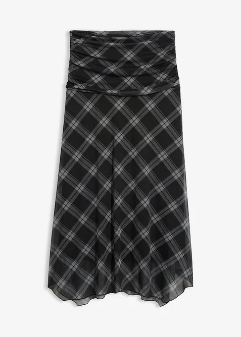 Gonna in jersey di mesh fine, bonprix