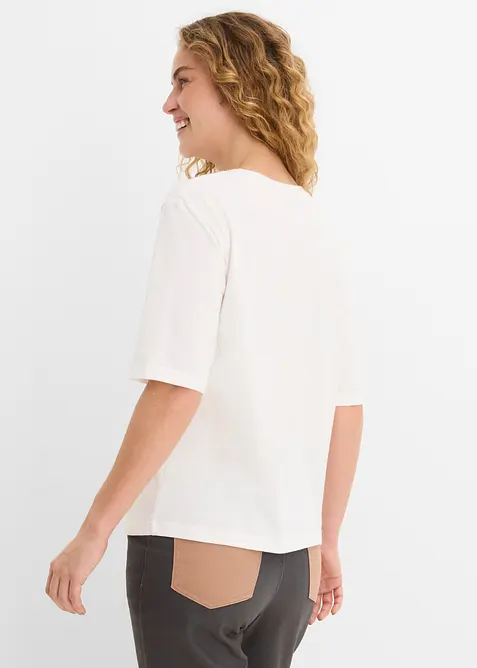 T-shirt in puro cotone biologico, bonprix