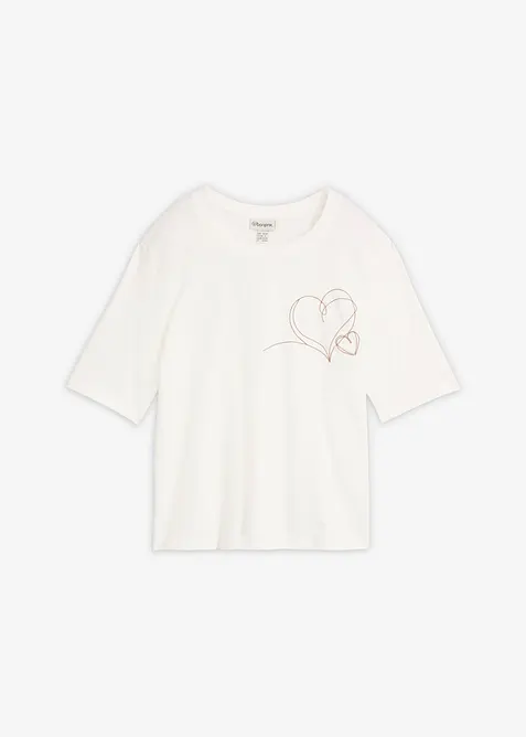 T-shirt in puro cotone biologico, bonprix