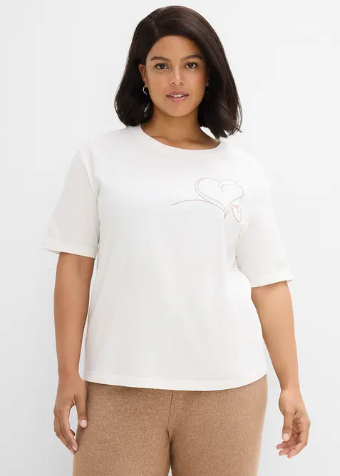 T-shirt in puro cotone biologico, bonprix