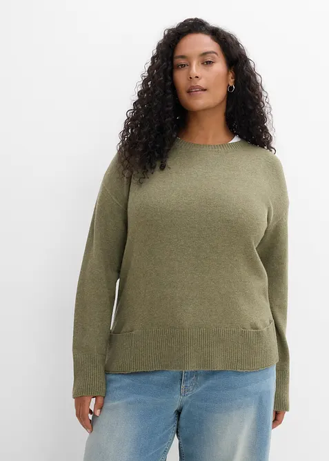 Maglione in misto viscosa, bonprix