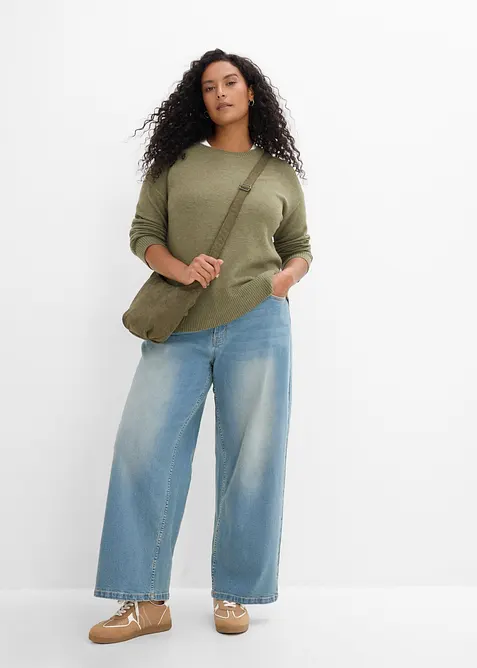 Maglione in misto viscosa, bonprix
