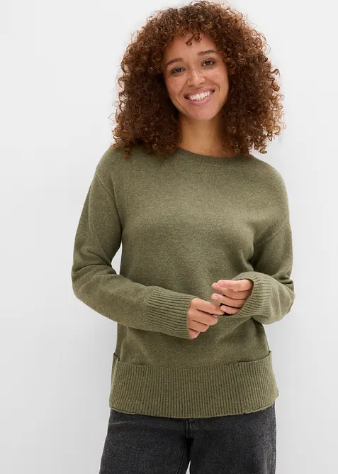Maglione in misto viscosa, bonprix