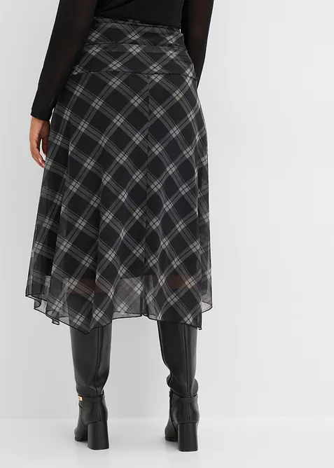 Gonna in jersey di mesh fine, bonprix