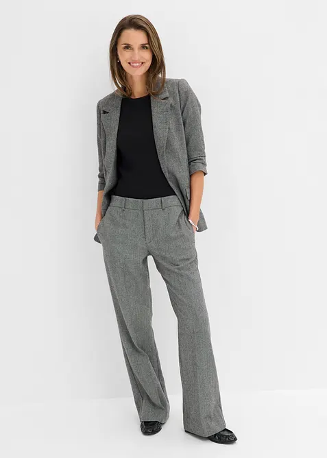 Blazer lungo con colletto a revers, bonprix