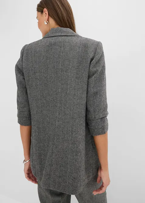 Blazer lungo con colletto a revers, bonprix