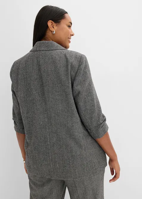 Blazer lungo con colletto a revers, bonprix