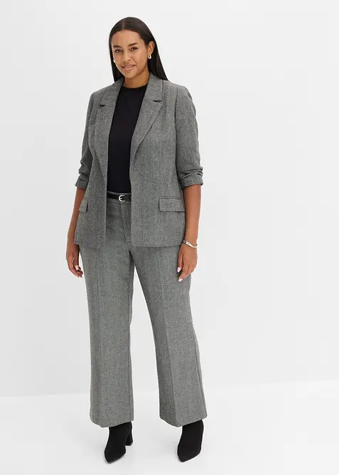 Blazer lungo con colletto a revers, bonprix