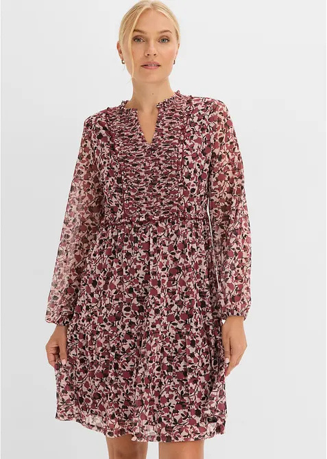 Abito di jersey in mesh fine, bonprix