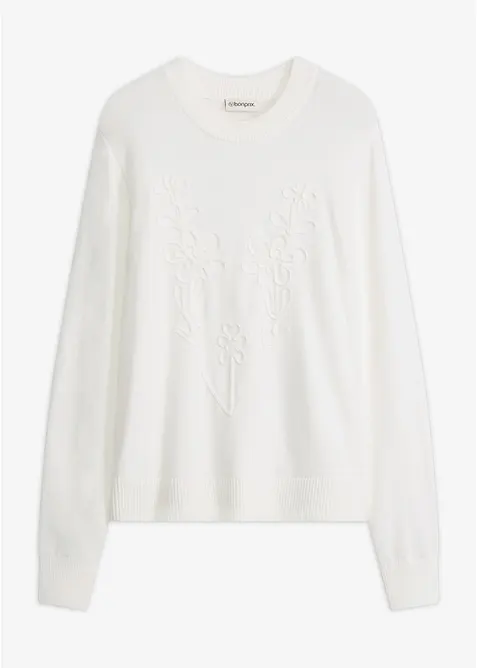 Maglione in filato fine misto viscosa, bonprix