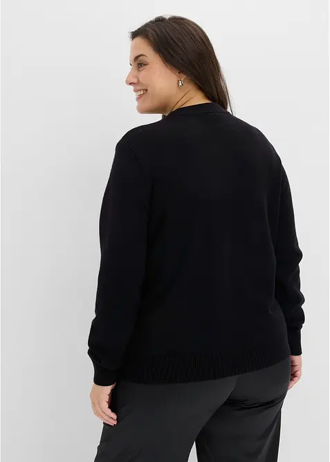 Maglione in filato fine misto viscosa, bonprix