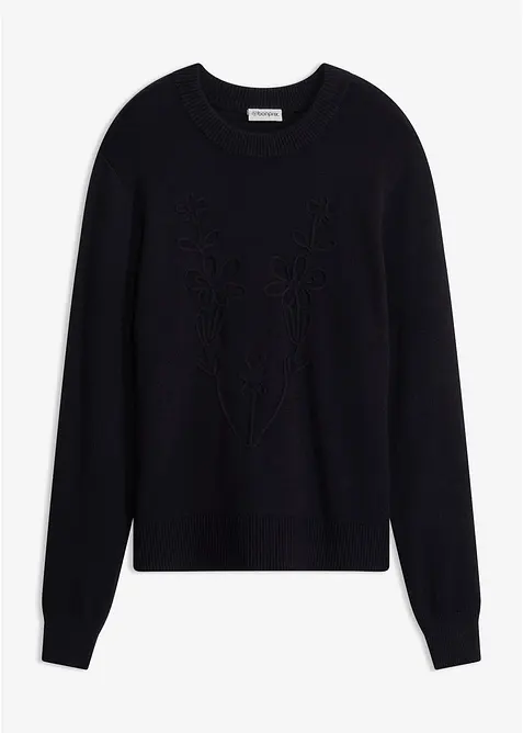 Maglione in filato fine misto viscosa, bonprix