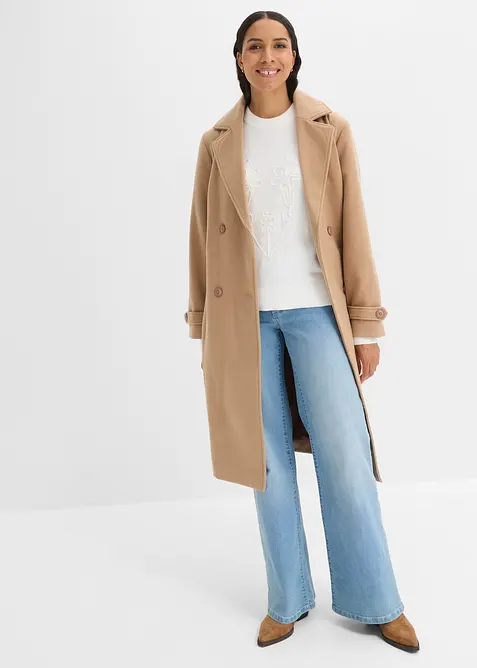 Maglione in filato fine misto viscosa, bonprix