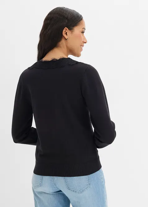 Cardigan in misto viscosa morbido, bonprix