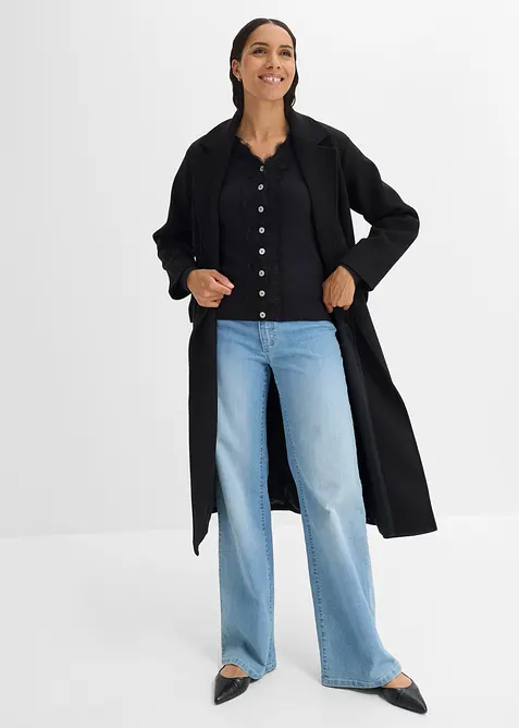 Cardigan in misto viscosa morbido, bonprix