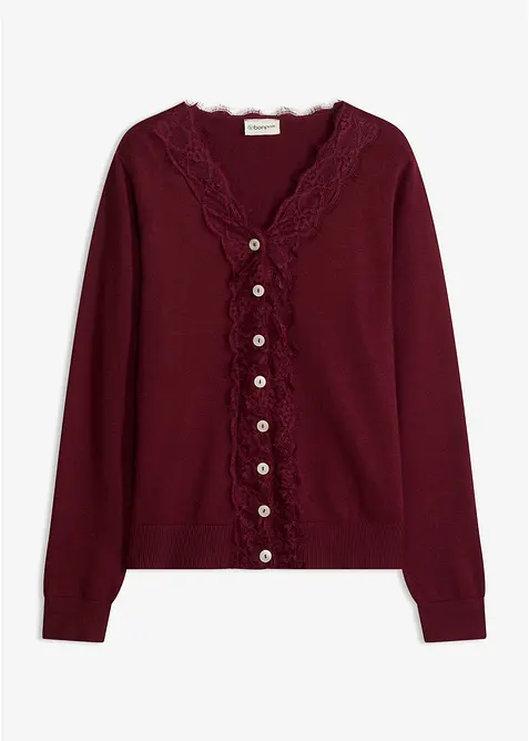 Cardigan in misto viscosa morbido, bonprix