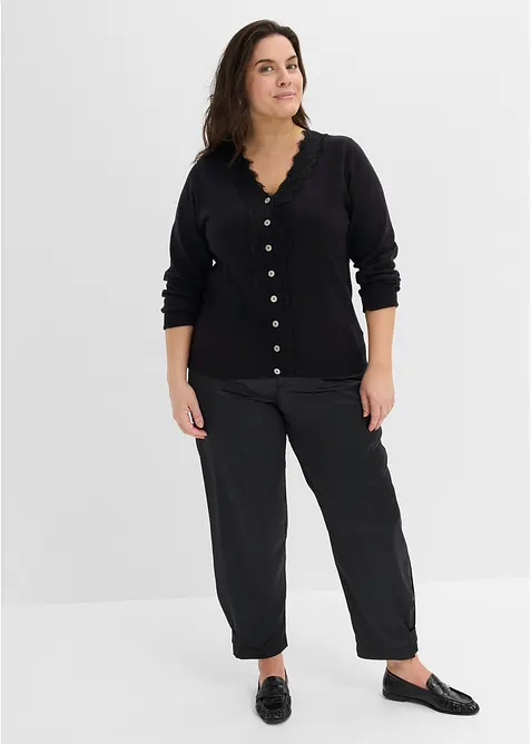 Cardigan in misto viscosa morbido, bonprix