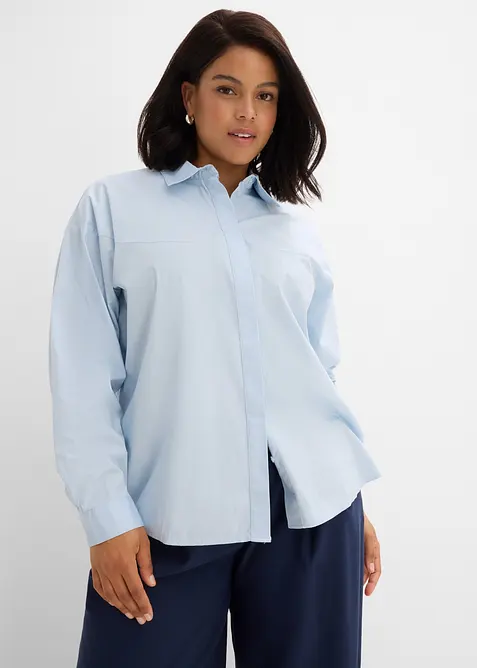 Camicia in misto cotone, bonprix