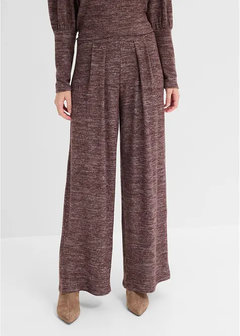 Pantaloni con elastico in vita in morbida viscosa, bonprix