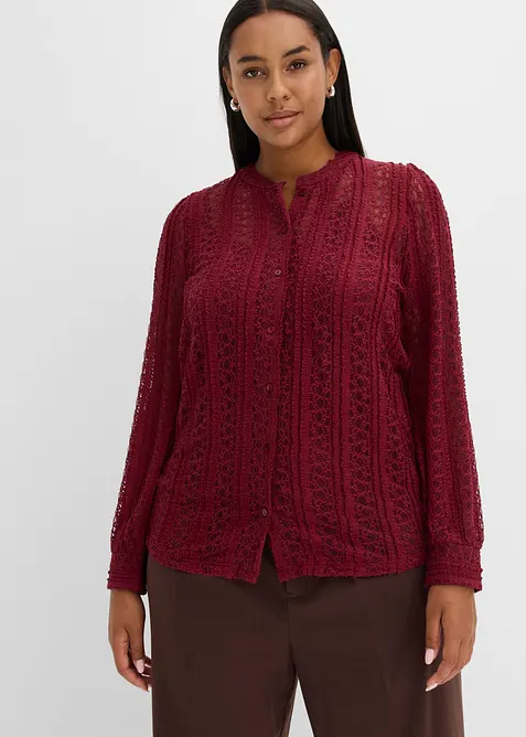 Blusa in jersey con top (set 2 pezzi), bonprix