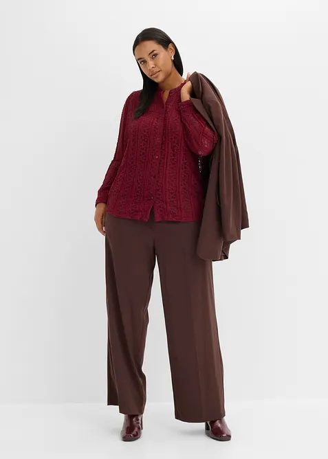 Blusa in jersey con top (set 2 pezzi), bonprix