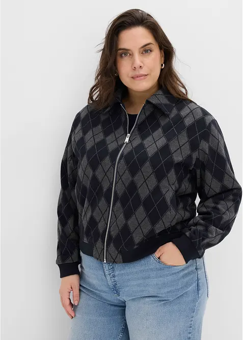 Bomber in simil lana, bonprix