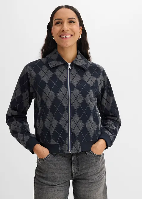 Bomber in simil lana, bonprix