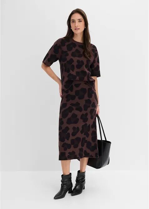 Maglione con motivo a jacquard, bonprix