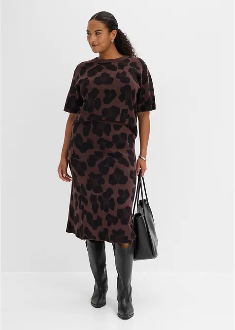 Maglione con motivo a jacquard, bonprix