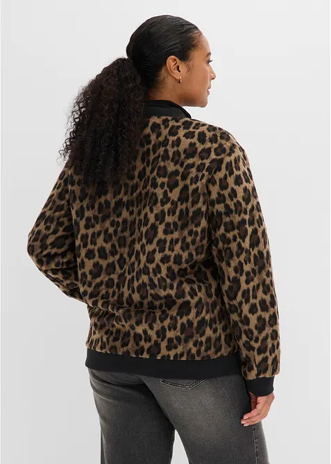 Bomber in simil lana, bonprix