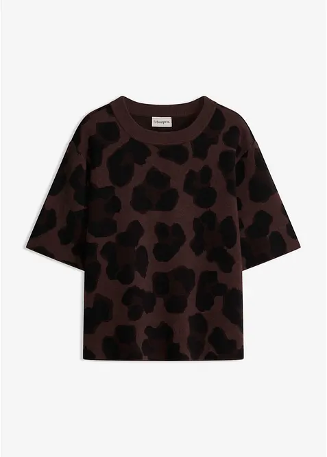 Maglione con motivo a jacquard, bonprix