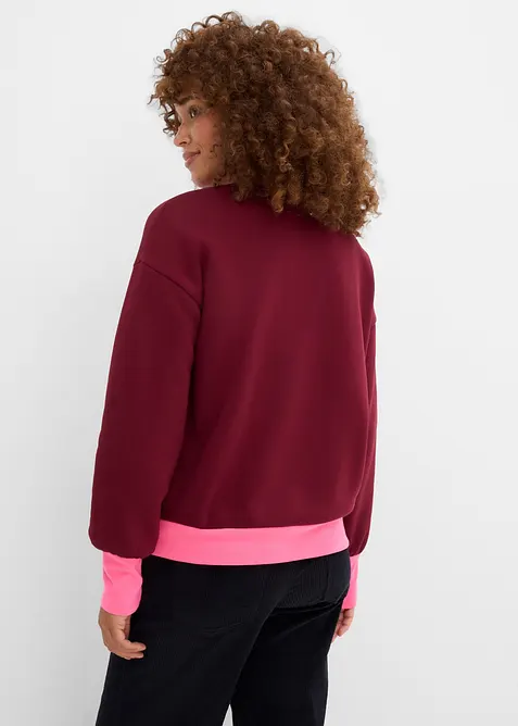 Felpa in misto cotone, bonprix