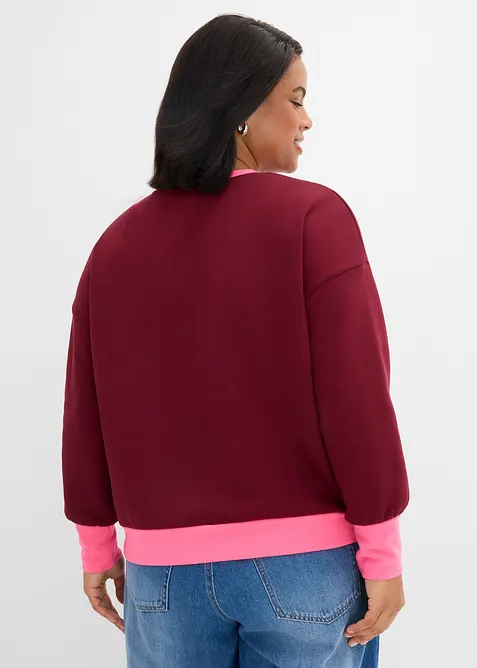 Felpa in misto cotone, bonprix