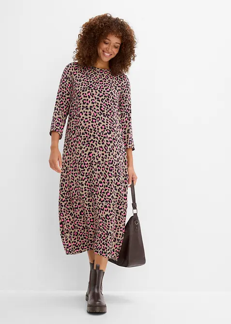 Abito midi in viscosa fluida, bonprix