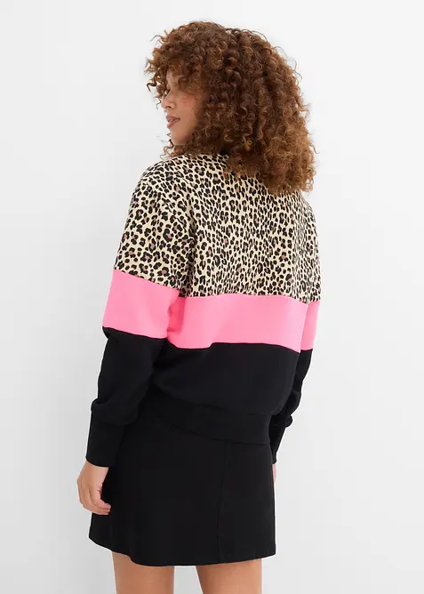 Felpa in misto cotone, bonprix