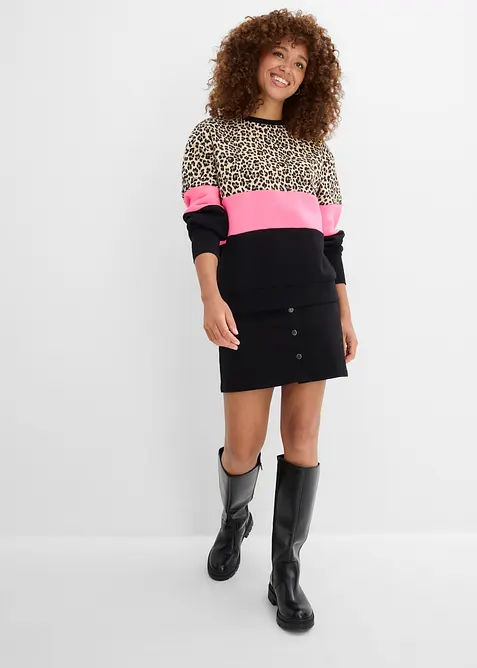 Felpa in misto cotone, bonprix