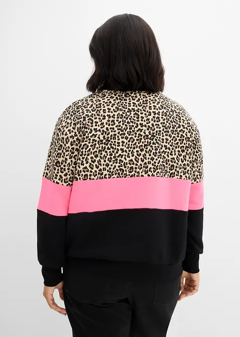 Felpa in misto cotone, bonprix