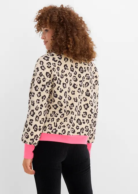Felpa in misto cotone, bonprix