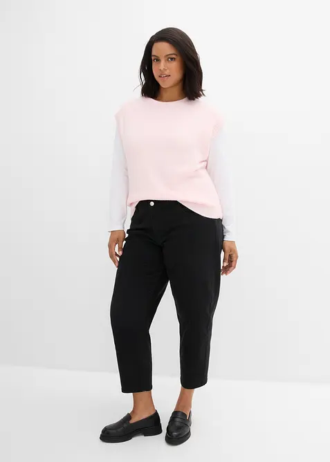 Pantaloni barrel in misto cotone, bonprix