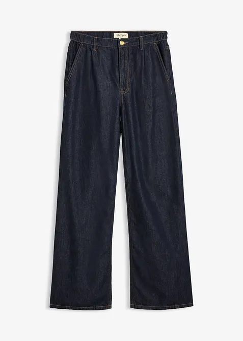 Jeans wide leg, vita alta, bonprix