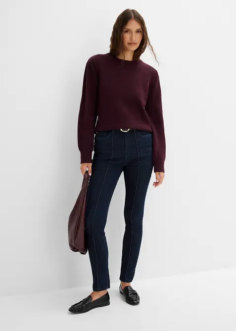 Jeans skinny, vita alta, bonprix