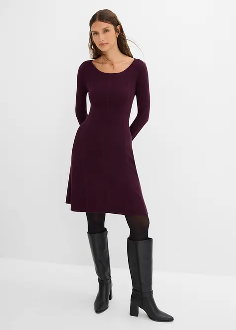 Abito in maglia di misto viscosa, bonprix